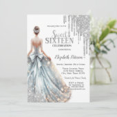 シルバークールグリッタードリップ、ガールドレス甘い16 招待状 (スタンド正面)