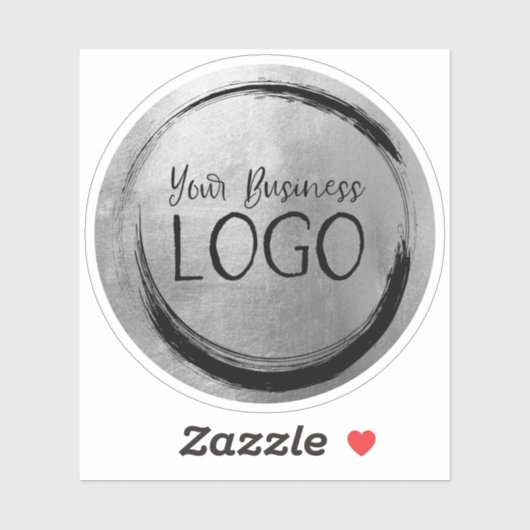 シルバーグフェイクレーフォイルのビジネスのロゴ シール (シート)