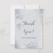 シルバーグライマーフローラ記念日ありがとう サンキューカード (正面)