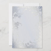 シルバーグライマーフローラ記念日招待状 招待状 (裏面)