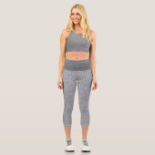 シルバーグラディエントグリッターカプリレギンス カプリレギンス (正面)