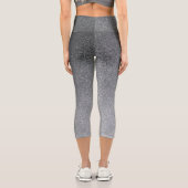 シルバーグラディエントグリッターカプリレギンス カプリレギンス (裏面)