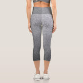 シルバーグラディエントグリッターカプリレギンス カプリレギンス (裏面)