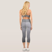 シルバーグラディエントグリッターカプリレギンス カプリレギンス (裏面)