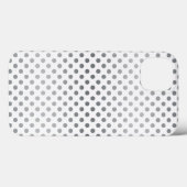 シルバーグラデーション水玉模様by Shirley Taylor Case-Mate iPhoneケース (裏面 (横))