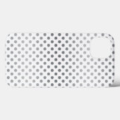 シルバーグラデーション水玉模様by Shirley Taylor Case-Mate iPhoneケース (裏面 (横))