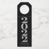 シルバーグラマラス2022年新年 ボトルネックタグ (正面)