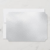 シルバーグラマリーダイヤモンドピンクグリッターVIPパーティー 招待状 (裏面)