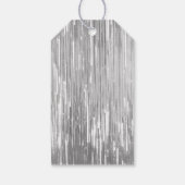 シルバーグラムグリティージーティンセルストライプズ ギフトタグ (裏面)