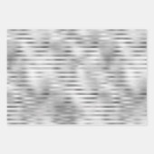 シルバーグラムスパークルグリッター ラッピングペーパーシート (正面2)