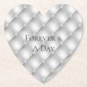 シルバーグラムダイアモンド結婚ズ ペーパーコースター (正面)