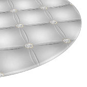 シルバーグラムダイヤモンド赤面ピンク カッティングボード (角)