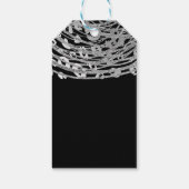 シルバーグラムチーテプリントエキゾチックアニマルプリント ギフトタグ (裏面)