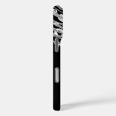 シルバーグラムチーテプリントエキゾチックアニマルプリント Case-Mate iPhoneケース (裏面 / 右)