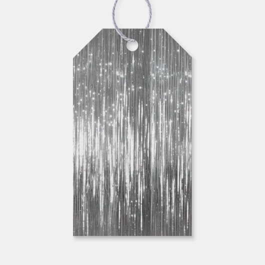 シルバーグラムティンセルストライプズ ギフトタグ (裏面)