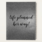 シルバーグラムプランナー彼女が愛する、彼女の方法 プランナー手帳 (裏面)