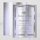 シルバーグラードキャップダイアモンズバイオレット 招待状 (正面/裏面)