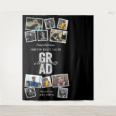 シルバーグラード卒業パーティー11フォトバックグラウンド タペストリー (正面)