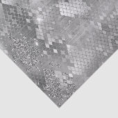 シルバーグリジーグリッタースネークプリント 薄葉紙 (詳細)