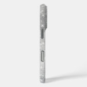 シルバーグリジーシックなグラムスパークル Case-Mate iPhoneケース (裏面 / 右)