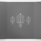 シルバーグリッススウィート16パーティー招待状 三つ折り招待状 (内部中)