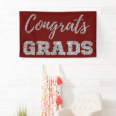 シルバーグリッターおめでとうグレーズ 横断幕 (インサイチュ)