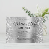 シルバーグリッターとフォイルマザーズデイブランチ 招待状 (スタンド正面)