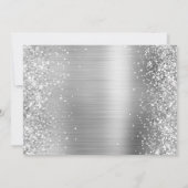 シルバーグリッターとフォイルマザーズデイブランチ 招待状 (裏面)