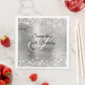 シルバーグリッターとフォイル30歳の誕生日 (インサイチュ)