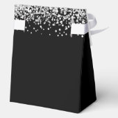 シルバーグリッターとブラックSweet sixteen フェイバーボックス (裏面)