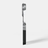 シルバーグリッターとボウ iPhoneケース (左側面)