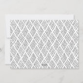 シルバーグリッターの写真立て シーズンカード (裏面)