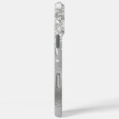 シルバーグリッターの雫の華やかサイン Case-Mate iPhoneケース (裏面 / 右)