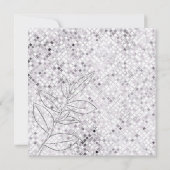 シルバーグリッターアクイーカ – アクイカ – 招待状 (裏面)