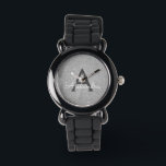 シルバーグリッターアンドスパークルモノグラムラグジュアリー 腕時計<br><div class="desc">シルバーフェイクグリッターとスパークルエレガントモノグラム時計。このウォッチはカスタマイズ、お客様のイニシャルと名を含めることができる。グリッター時計はピンク素晴らしを愛するその特別な人のためのブライダルシャワー、誕生日パーティーまたはバチェロレッテギフトを作る。</div>