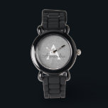 シルバーグリッターアンドスパークルモノグラムラグジュアリー 腕時計<br><div class="desc">シルバーフェイクグリッターとスパークルエレガントモノグラム時計。このウォッチはカスタマイズ、お客様のイニシャルと名を含めることができる。グリッター時計はピンク素晴らしを愛するその特別な人のためのブライダルシャワー、誕生日パーティーまたはバチェロレッテギフトを作る。</div>
