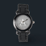シルバーグリッターアンドスパークルモノグラムラグジュアリー 腕時計<br><div class="desc">シルバーフェイクグリッターとスパークルエレガントモノグラム時計。このウォッチはカスタマイズ、お客様のイニシャルと名を含めることができる。グリッター時計はピンク素晴らしを愛するその特別な人のためのブライダルシャワー、誕生日パーティーまたはバチェロレッテギフトを作る。</div>