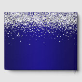 シルバーグリッターインディゴグラデーションブルー40 & Fabulous ゲストブック (裏面)