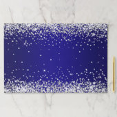 シルバーグリッターインディゴブルーグラデーション ペーパーパッド (インサイチュ)