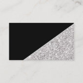 シルバーグリッターオンブラックウィッシングウェル エンクロージャーカード (裏面)