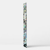 シルバーグリッターガーリー名前をカスタムするケースメイト Case-Mate iPhoneケース (裏面 / 右)