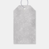 シルバーグリッタークリスマスフェアリー ギフトタグ (裏面)