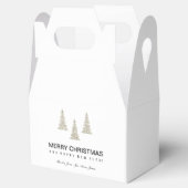 シルバーグリッタークリスマス フェイバーボックス (オープン)