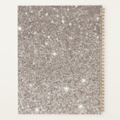 シルバーグリッターグラマーアポイントメント本 プランナー手帳 (裏面)