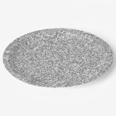 シルバーグリッターグリッツ         ペーパープレート (アングル)