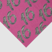 シルバーグリッターグリティリー16 16誕生日 薄葉紙 (詳細)