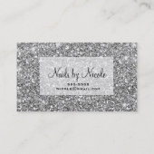 シルバーグリッターシックグラムグリジーサロンスパ 名刺 (裏面)