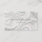 シルバーグリッタージード名刺 名刺 (正面)