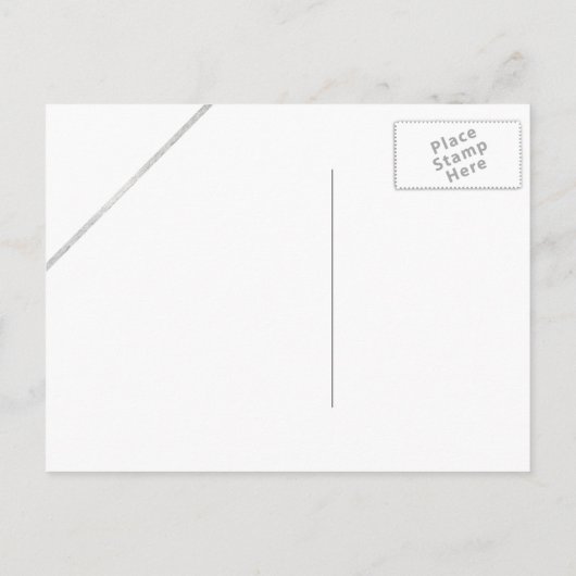 シルバーグリッタースクリプト赤面ピンク日付を保存 案内ポストカード (裏面)