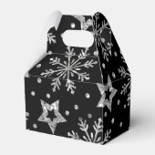 シルバーグリッタースターズ&スノーフレーク フェイバーボックス (裏面サイド)